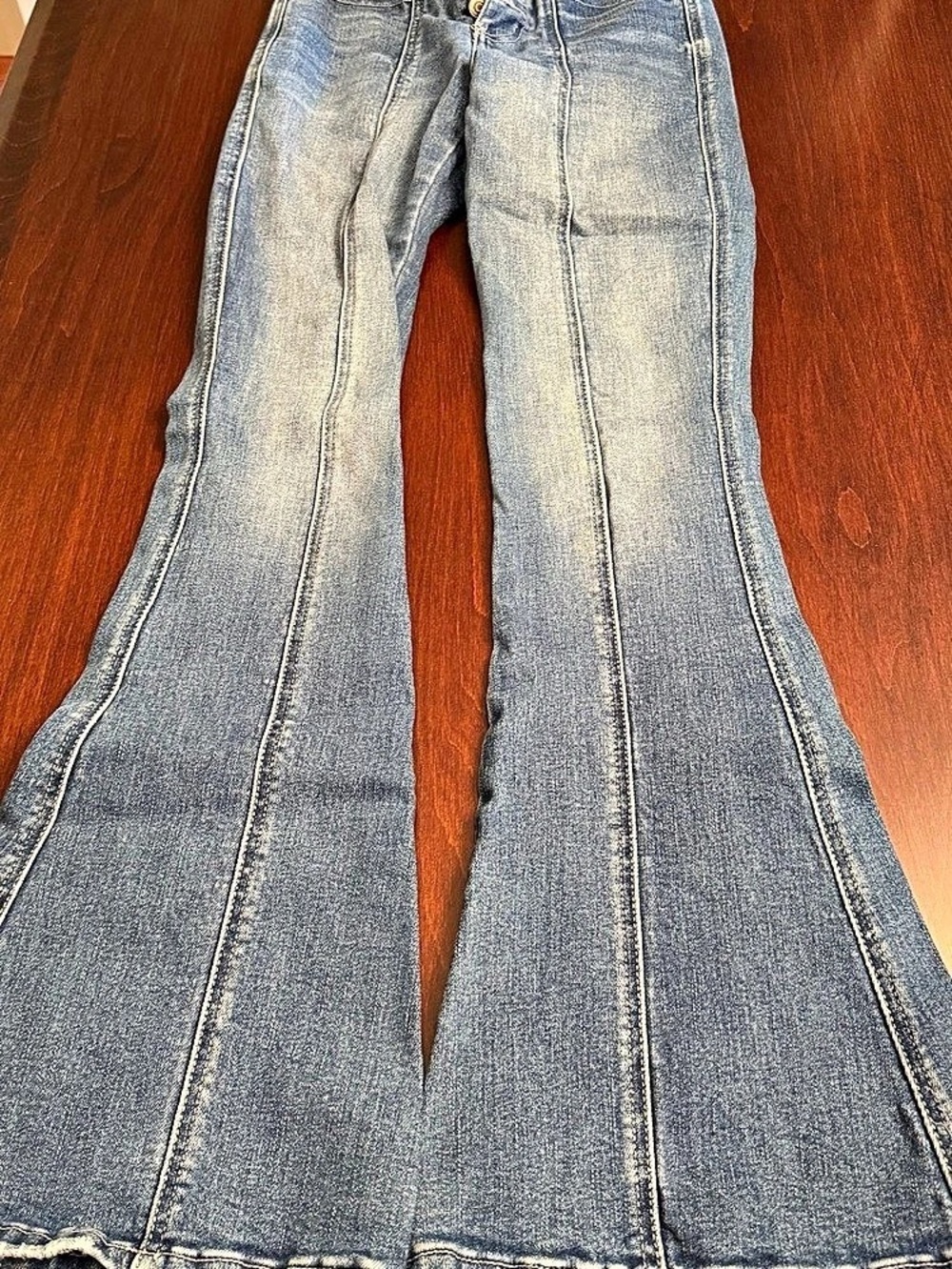 Flying Monkey Flare Jeans in Blue